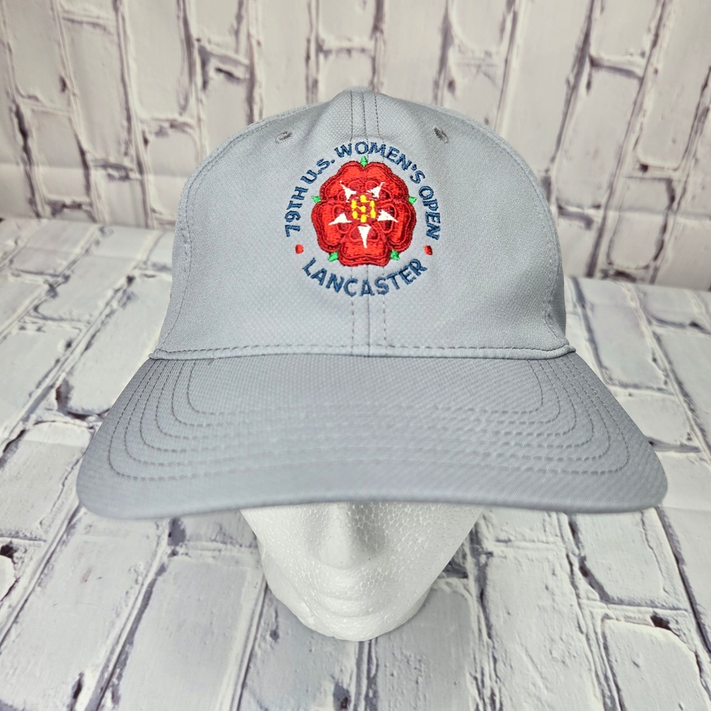 79th US Womens Open Lancaster Golf Adjustable Cap Gray Performance Ahead Logo